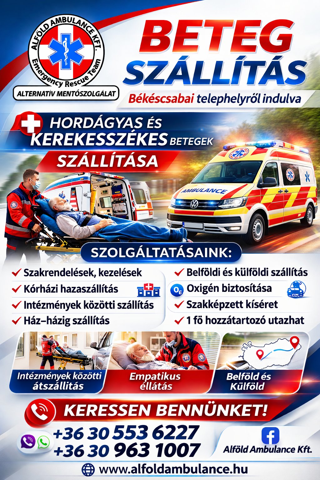 Alföld Ambulance betegszállítás